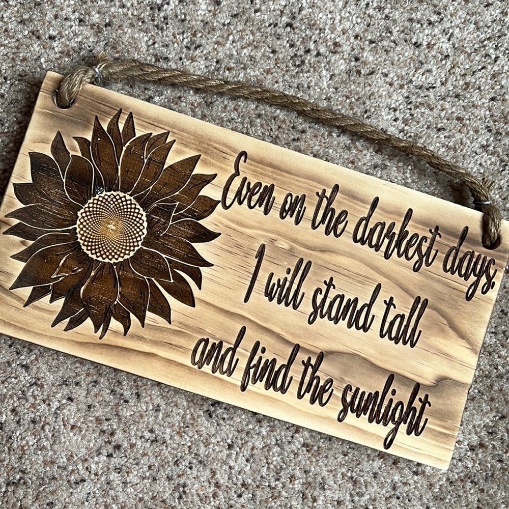 Sunflower Door Hanger